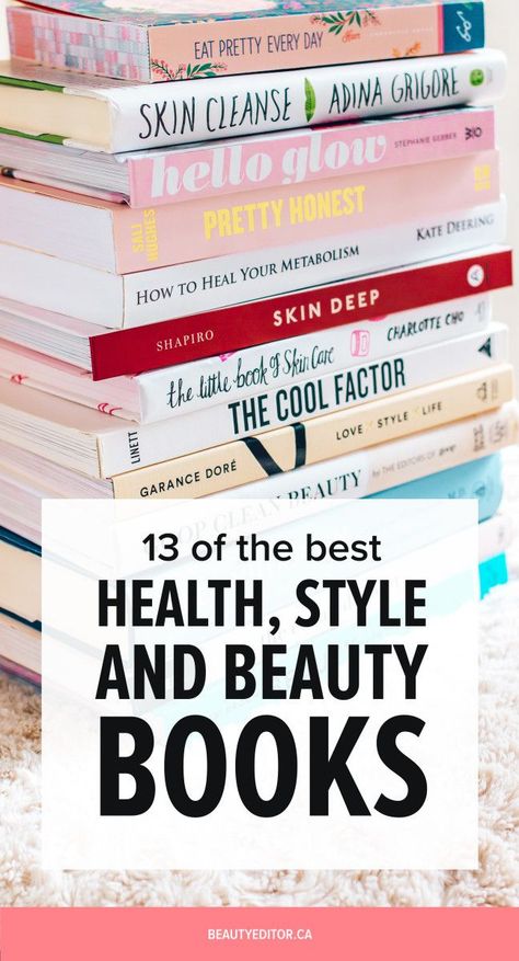 Books On Beauty, Best Books On Health, Books About Beauty, Books About Skin Care, Books About Health, Gut Health Books, Beauty Books, Fitness Books, Lifestyle Books