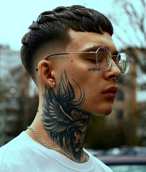 40+ Neck Tattoos Ideas for Men & Women of All Ages Tattoo Di Leher, Tattoo On The Neck For Man, Neck Tattoo For Guys Words, Nek Tattoo Men, Men Throat Tattoo, Guys With Neck Tattoos, Men’s Throat Tattoos, Men With Neck Tattoos, Tatoos Men Neck