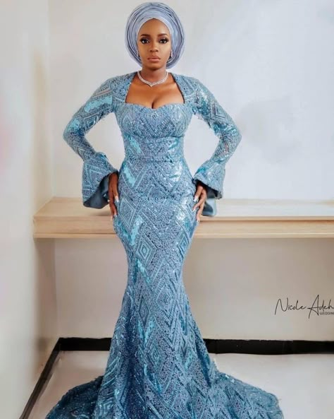 AsoEbiBella.com presents – Aso Ebi Styles We Love -Vol. 377 | BellaNaija Lace Gown Styles Aso Ebi, Thanksgiving Attire, Asoebi Dress, Lace Styles For Wedding, Nigerian Dress Styles, Aso Ebi Lace Styles, Nigerian Outfits, Nigerian Dress, Nigerian Lace Styles Dress