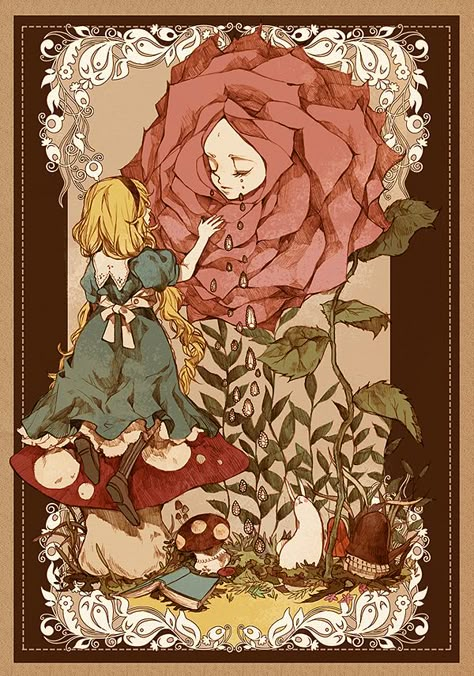 Alice Art Alice In Wonderland Illustrations, Alice In Wonderland Aesthetic, 동화 삽화, Go Ask Alice, Curiouser And Curiouser, Alice Madness, We're All Mad Here, Down The Rabbit Hole, Art Et Illustration