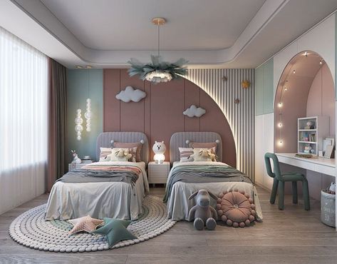 Luxury Kids Bedroom, Kids Room Interior, Kids Room Interior Design, Modern Kids Bedroom, Modern Kids Room, Kids Bedroom Inspiration, Kids Bedroom Designs, Kids Bedroom Design, Children Bedroom