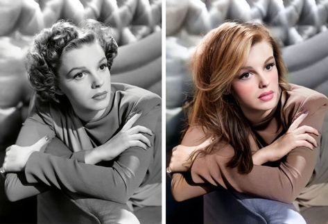 What 16 Old Hollywood Stars Would Look Like If They Were Alive Today / Bright Side Audrey Hepburn Marilyn Monroe, Bridal Dulhan, Good Old Movies, Western Photography, Ash Brown Hair, Veronica Lake, Olivia De Havilland, Vivien Leigh, Ingrid Bergman