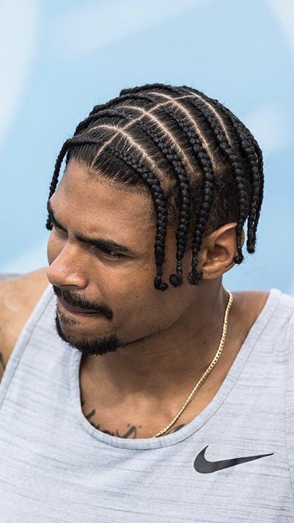 Cornrow Styles For Men, Twist Hair Men, Box Braids Men, Cornrow Braids Men, Mens Twists Hairstyles, Braids With Fade, Hair Twists Black, Afro Hairstyles Men, Boy Braids