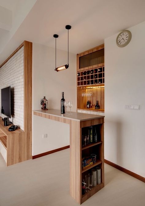 Small House Bar Design, Small Minibar Ideas, Modern Mini Bar Ideas Small Spaces, Mini Kitchen Bar Ideas, Diy Bar At Home, Small House Bar Ideas, Wine Area Ideas Small Spaces, Counter Bar Kitchen Small Spaces, Small Wine Bar Ideas Home