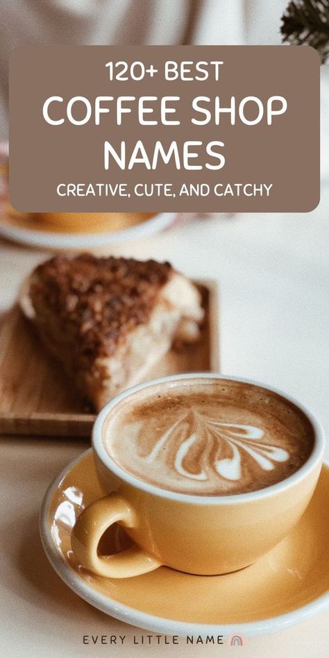 Opening a coffee shop can be a great way to turn your passion for coffee into a profitable business. Get inspired with the best coffee shop names. Logo Online Shop Design, Coffee Bookstore, Coffee Bus, Coffee Shop Names, Coffee Names, Vintage Coffee Shops, Starting A Coffee Shop, Clever Coffee, Shop Name Ideas