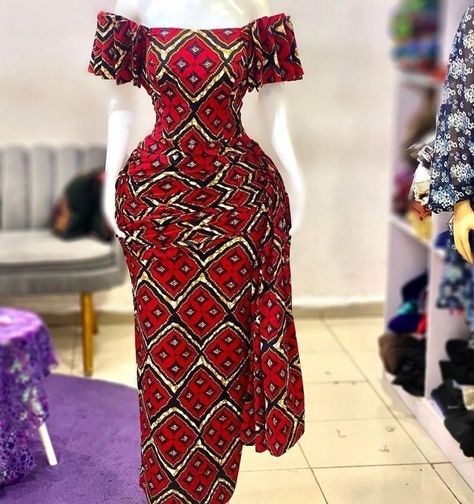 Trending Ankara Gowns, Latest Ankara Style, Gown Dress For Women, Ankara Dress Designs, African Fabric Dress, Long African Dresses, Ankara Dress Styles, African Print Dress Ankara, African Dresses For Kids