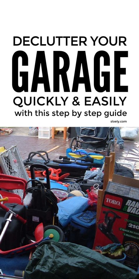 Organize Hacks, Declutter Garage, Garage Clutter, Garage Organization Tips, Garage Organisation, Clean Garage, Garage Organize, How To Declutter, Declutter Your Life