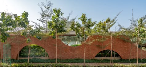 Inclined Studio, Heavy Vehicles, Conceptual Architecture, Brick Architecture, Urban Fabric, Architecture Design Concept, Brick Facade, Bridge Design, The Brick