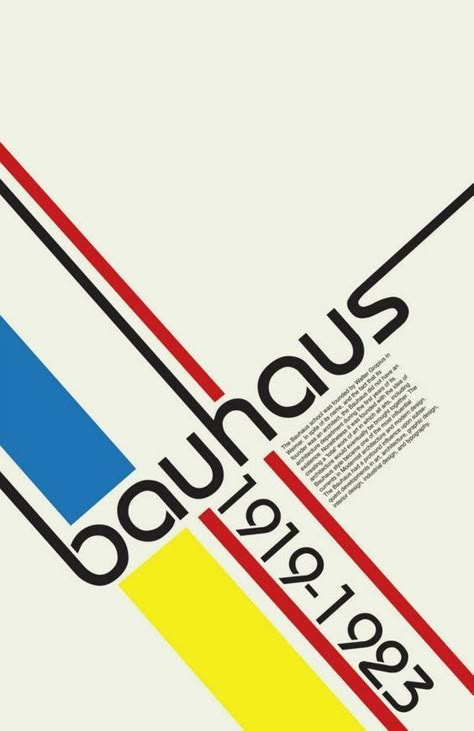 Bauhaus Graphic Design, Bauhaus Poster Design, Poster Grafico, Le Corbusier Architecture, History Of Graphic Design, Design Timeline, Visuell Identitet, Bauhaus Inspired, Bauhaus Movement