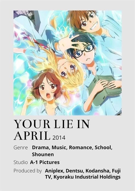 Rita Ora Poison, Your Lie In April Anime, Overpowered Anime, Anime Mc, Anime Main Characters, Krept And Konan, Top 10 Anime, Anime For Life, Your Lie In April