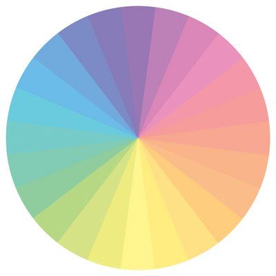 Color Wheel Art, Color Wheels, Colour Wheel, Pastel Dress, Pastel Colour Palette, Color Harmony, Pastel Colours, Pastel Shades, Color Wheel