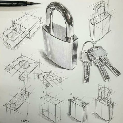 Improve Your Drawing Skills, How To Draw Anything, Improve Your Drawing, Geometric Shapes Drawing, Perspective Sketch, Structural Drawing, Draw Anything, Perspective Drawing Lessons, Object Drawing