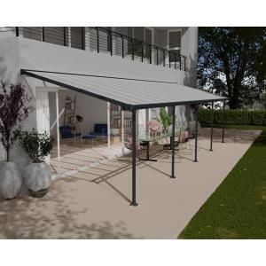 2 in. x 96 in. x 1/4 in. Thermoclear Polycarbonate Multi-Wall H-Channel-PCTWH-6MM - The Home Depot Deck Roofing Ideas, House With Deck, Outdoor Patio Cover, Palram Canopia, Aluminum Patio Covers, Pergola Retractable, Deck Shade, Polycarbonate Roof Panels, Grey Patio