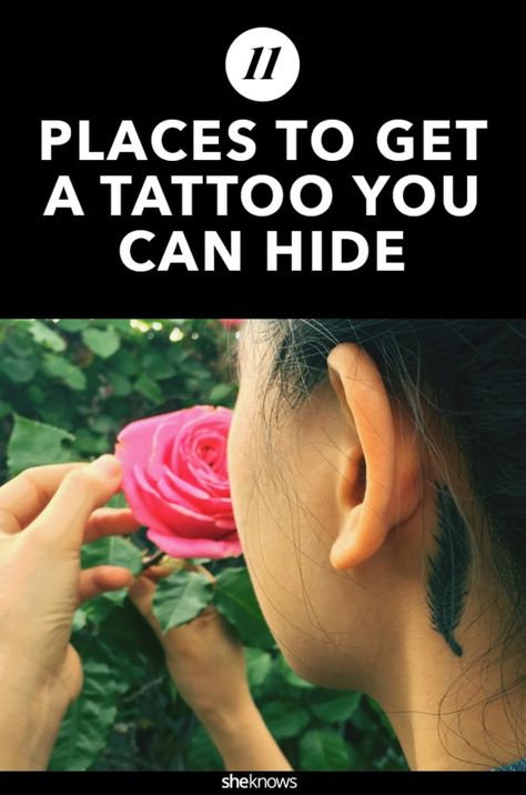 Places To Hide Tattoos, Hidden Tattoo Placement, Tattoos For Women Meaningful, F Tattoo, Quote Tattoos Placement, Secret Tattoo, Places To Get Tattoos, Small Tattoo Placement, Places For Tattoos