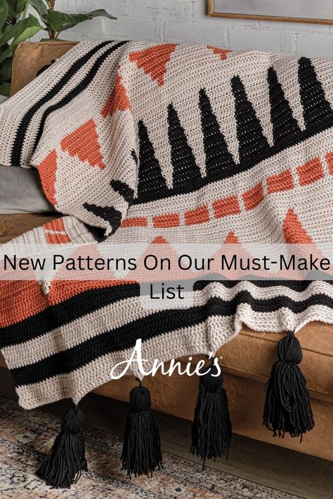 recent crochet patterns, contemporary crochet designs, new crochet motifs, fresh crochet projects, updated crochet patterns. Tapestry Crochet Blanket, Geometric Blanket, Crochet Throw Pattern, Crochet Blanket Designs, Crochet Supplies, Manta Crochet, Crochet Decoration, Crochet World, Blanket Patterns