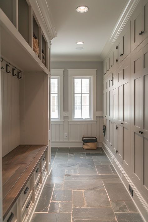 Muddy Room Ideas, Mudroom Door Ideas, House Mudroom, Bathroom Mudroom Combo, Mud Room Aesthetic, Large Mudroom Ideas Entryway Farmhouse, Best Mudroom Ideas, Large Mud Room Ideas, Mudroom Modern Farmhouse