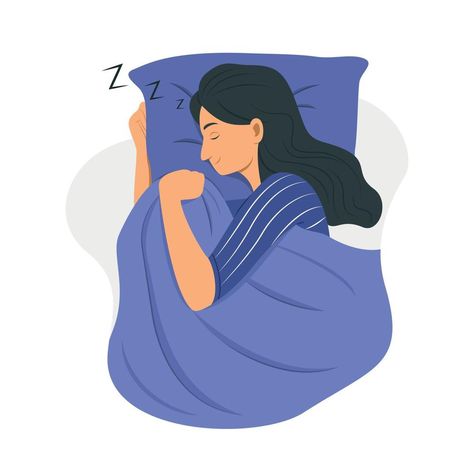 Woman Sleep fro Good Health. Sleep Logo, Sleep Cartoon, Cartoon Faces Expressions, Pink Wallpaper Desktop, Sleeping Women, Desain Buklet, Sleep Dream, Islamic Quotes Wallpaper, Woman Illustration