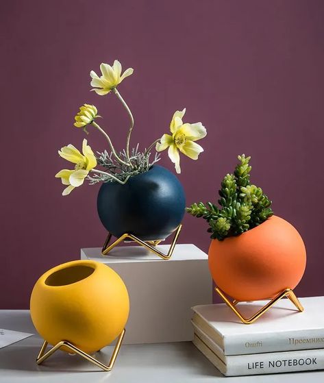 Indie room decor. Indie bedroom ideas. Indie decor inspo. Indie aesthetic bedroom. #toa #toashop #indieaesthetic Small Flower Vases, Fall Flower Pots, Half Bath Remodel, Rustic Style Decor, Decorated Flower Pots, Indie Room Decor, Round Flower, Ceramic Flower Pots, Ceramic Plant Pots