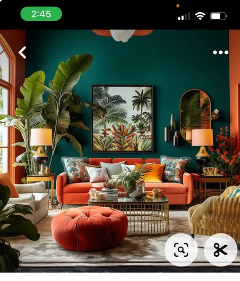 Green Moroccan Living Room, Teal Armchair Living Rooms, Art Deco Sitting Room Interior Design, Emerald Velvet Sofa, Dark Green Art Deco Living Room, Dark Green And Teal Living Room, Jewel Tone Aesthetic Living Room, Dark Green Blue Living Room, Modern Art Deco Living Room Inspiration