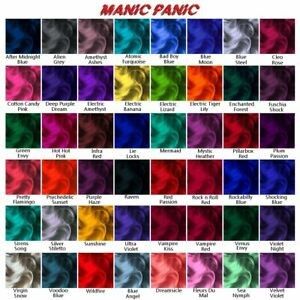 Manic Panic Dark Star, Manic Panic Colors, Manic Panic Hair Dye, Manic Panic Hair Color, Chicago Graphic, Hair Dye Brands, Manic Panic Hair, Dyed Hair Care, Semi Permanent Hair Dye