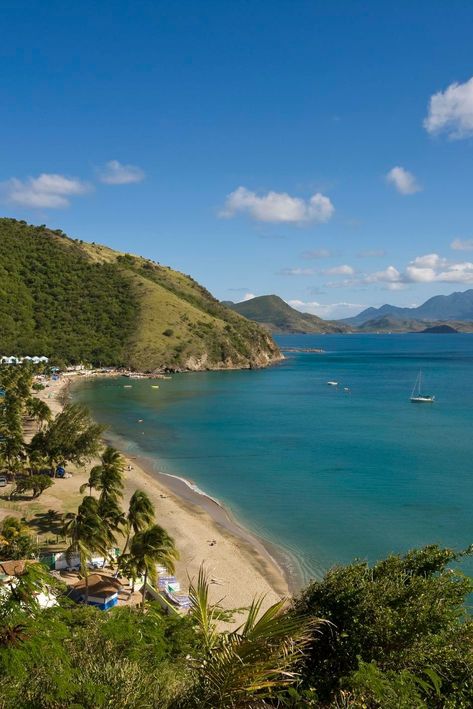 Basseterre, St. Kitts | These idyllic sister islands - St. Kitts + Nevis - offer visitors an authentic Caribbean island experience, with unique cuisine, beaches, and a rich history. St Kitts And Nevis Pictures, Saint Kitts And Nevis Aesthetic, St Kitts Island, Basseterre St Kitts, Lagoon Park, Nevis Island, Caribbean Countries, Beautiful Culture, Beautiful Vacation Spots