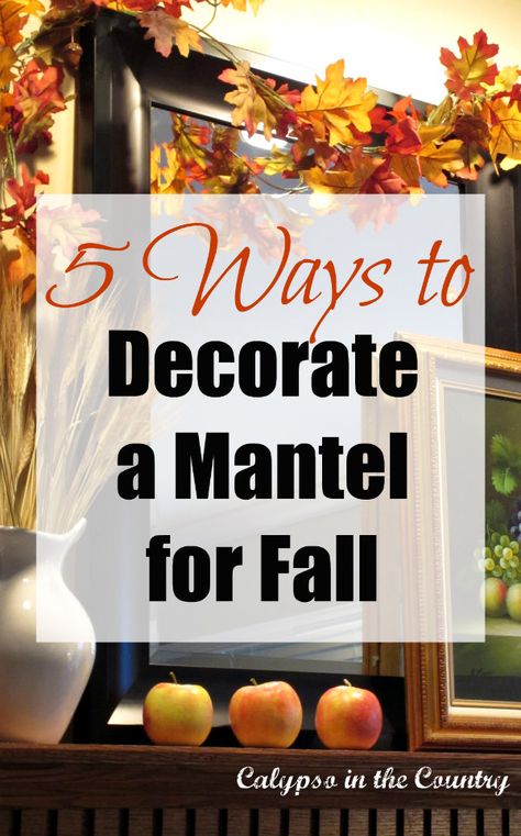 5 Ways to Decorate a Mantel for Fall Fall Mantel Decorating Ideas Modern, Fall Mantel Decorating Ideas With Tv, New Fall Decorating Ideas 2023, How To Decorate Fireplace Mantel, Fall Mantels Mantles Decor, Thanksgiving Fireplace Decor, Fall Garland Mantle, Fireplace Fall Decorating Ideas, Fall Mantle Decor With Tv