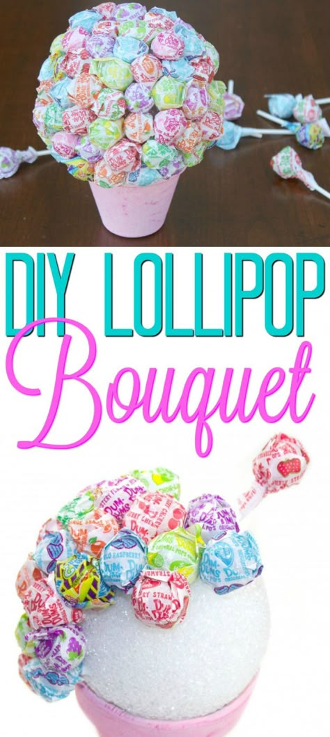 How To Display Lollipops Dessert Tables, Sucker Stand Diy, Lollipop Display Diy, Lollipop Party Ideas, Lollipop First Birthday, How To Make A Lollipop Bouquet, Lollypop Bouquet Diy, Lollipop Centerpiece Ideas, Two Sweet Table Centerpieces