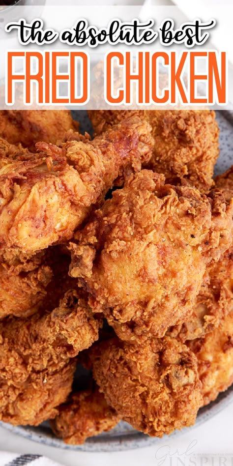 Pan Fried Chicken Recipes, Fried Chicken Legs Recipe, Fried Chicken Thigh Recipes, Best Fried Chicken Recipe, Easy Fried Chicken, Fried Chicken Recipe Southern, Party Chicken, Fried Chicken Legs, Homemade Fried Chicken