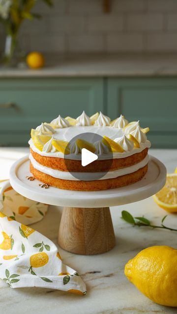 Arushi Hasija | Mills & Buns on Instagram: "spring has sprung and isn’t that reason enough to make this glorious lemon cake? 🍋🌷🌼🌻

The recipe for the sponge layer is the same as my lemon loaf cake from my reels, sharing my version of the cream cheese frosting recipe with you here 🥰

65g cream cheese
40g icing sugar
125g whipping cream

1. Whisk together the cream cheese and icing sugar until smooth and lump free.
2. In another bowl, whip the whipping cream using an electric mixer until stiff peaks.
3. Fold the cream cheese mixture into the whipping cream gently.

#instagramreels #recipes #recipe #baking #trendingreels #trending #lemonloaf #poundcake #loafcake #cakeoftheday #cakeboss #cakesofinstagram#reelitfeelit #reelkarofeelkaro 

lemon cake, birthday cake, cake recipes, recipes, ba Baking Cream Cheese, Lemon Cake Birthday, Cake Reels, Lemon Loaf Cake, Lemon Sponge, Birthday Cake Cake, Cheese Frosting Recipe, Recipe Baking, Lemon Loaf