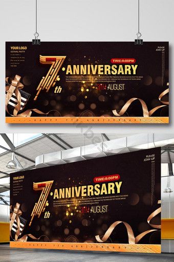 Backdrop Anniversary Ideas, Company Anniversary Ideas Design, Event Banner Design Inspiration, Anniversary Banner Background, Company Anniversary Poster, Backdrop Design Banner, Anniversary Banner Design, Company Anniversary Design, Backdrop Event Design