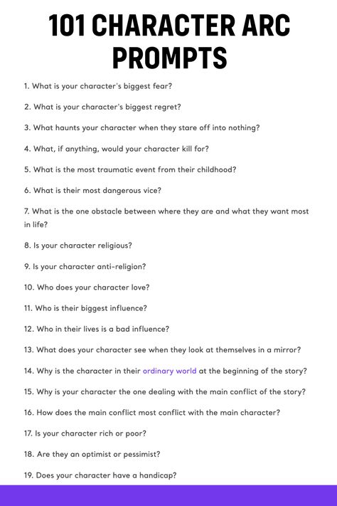 Generated Description with relevant hashtags. Creating Characters Worksheets, Character Voice Description, Questions To Help Develop Your Character, What You Should Know About Your Character, How To Build A Character Personality, Character Arc Worksheet, How To Write Characters Personality, Things You Should Know About Your Character, Questions To Develop A Character