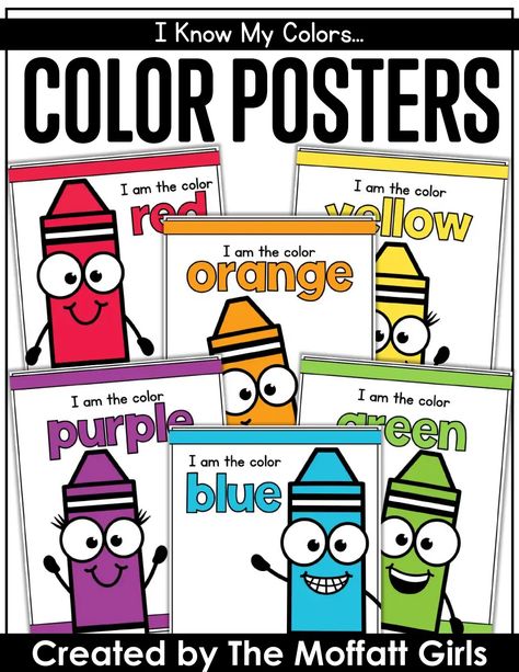 Color Word Posters FREEBIE.pdf Color Posters For Classroom Free, Color Posters For Classroom, Color Words Poster, Bright Classroom, English Classroom Decor, Color Posters, English Classroom, Poster Colour, Posters Printable