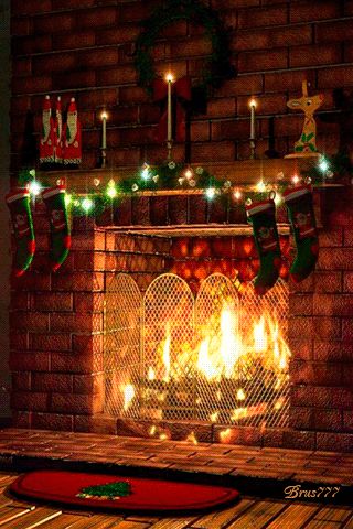 Animated Christmas, Christmas Gif, Christmas Mantels, Christmas Fireplace, Christmas Scenes, Noel Christmas, E Card, Christmas Love, Country Christmas