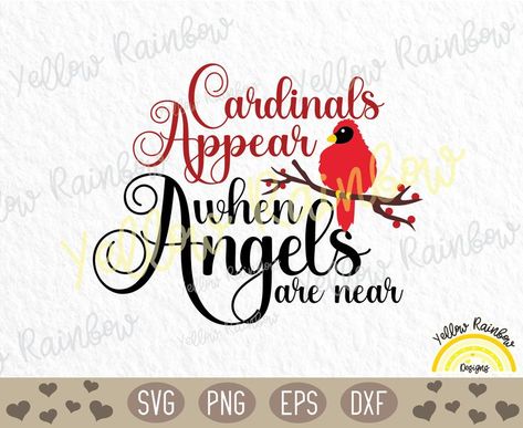 Cardinal Memorial, Memorial Svg, Red Cardinals, Folder Icon, Cut Image, Red Cardinal, Memories Quotes, Svg For Cricut, Vector Cut