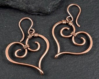 Jewelry Wrapping, Copper Earrings Handmade, Marble Jewelry, Wire Wrapped Jewelry Diy, Copper Jewellery, Wire Jewellery, Bijoux Fil Aluminium, Wrap Earrings, Earrings Wire