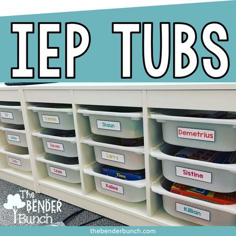 Iep Tubs, Special Education Classroom Setup, Asd Classroom, Middle School Special Education, High School Special Education, Sped Classroom, Life Skills Classroom, Self Contained Classroom, Special Education Elementary