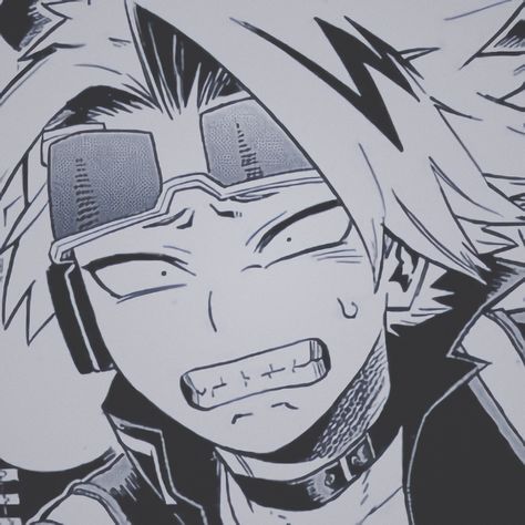 ₓ˚. ୭ ˚○◦˚ @𝐬𝐭𝐫𝐚𝐰𝐛𝐞𝐫𝐫𝐲_𝐨𝐫𝐞𝐨𝐬 ˚◦○˚ ୧ .˚ₓ Crush On You, Denki Kaminari, A Crush, Fall For You, Black And White, Anime, White, Black