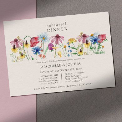 Rehearsal Dinner Invitations Rehearsal Dinner Invitations & Templates | Zazzle Popular Wedding Invitations, Wedding Announcement Cards, Wedding Rehearsal Dinner Invitations, Dinner Party Invitations, Wedding Country, Country Floral, Rehearsal Dinner Invitation, Garden Spring, Wedding Invitations Boho