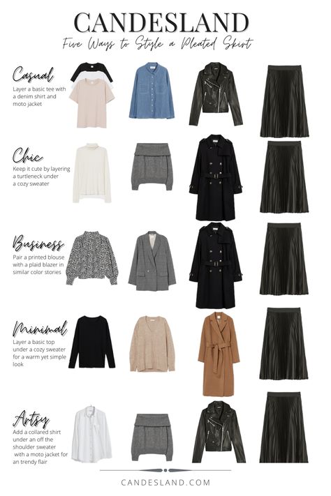 How To Wear Pleated Skirt Midi, Black Pleated Skirt Office Outfit, Midi Skirt Pleated Outfit, Black Leather Skirt Pleated, Pleated Skirt Dress Outfit, Shoes For Pleated Skirt, Black Faux Leather Pleated Skirt Outfit, A Line Pleated Skirt Outfit, How To Style Pleated Maxi Skirt