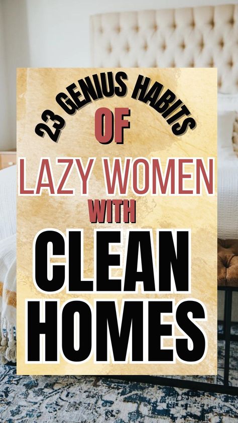 Effortlessly chic and organized! Discover the secret habits of lazy women who effortlessly maintain clean and stylish homes. From simple tricks to efficient routines, these savvy ladies prove that a little laziness can actually lead to a clutter-free and welcoming space. Get inspired and learn how to achieve a home that exudes relaxation and charm while embracing your inner laziness. Pin now for a dose of motivation and a fresh perspective on maintaining a beautifully clean abode. Clean And Organized Home, Cottage Journal, Clean Homes, Organized Home, Cozy Cottage, Simple Tricks, Household Hacks, Cleaning Hacks