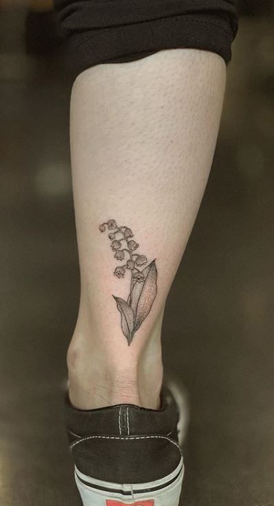 Lily Of The Valley Tattoos, Lily Of The Valley Tattoo, Lily Tattoos, Valley Tattoo, Mom Daughter Tattoos, Lily Flower Tattoos, Secret Tattoo, Nouveau Tattoo, Tattoo Meanings