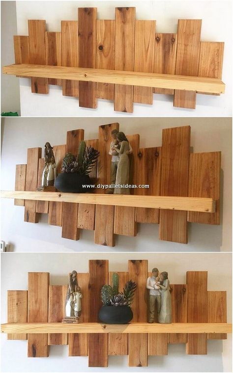 Diy Pallet Decoration, Kids Woodworking Projects, Diy Pallet Bed, Desain Pantry, Pallet Designs, Woodworking Projects For Kids, Pallet Creations, Pallet Decor, Wooden Pallet Projects