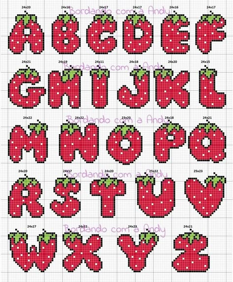 Crochet Letters, Cross Stitch Alphabet Patterns, Easy Perler Beads Ideas, Cross Stitch Fonts, Graph Crochet, Easy Pixel Art, Cross Stitch Letters, Diy Perler Bead Crafts, Pixel Crochet