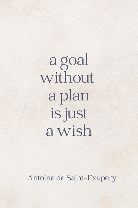 Planner Motivational Quotes, Goal Without A Plan Quote, Make A Plan Quote, Have A Plan Quotes, Planing Aesthetic Idea, Planner Quotes Inspirational, A Goal Without A Plan Is Just A Wish, Planning Quotes Motivation, Quotes About Planning