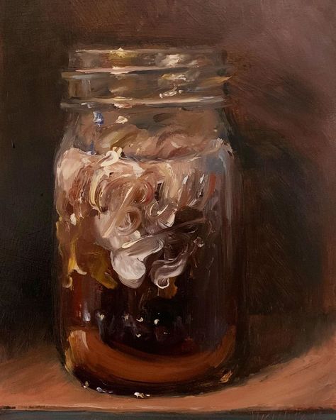 Noah Verrier’s Instagram photo: ““Iced Coffee w/Cream” Painted for a very special art patron (Sold🔴) #art #painting #oilpainting #stilllife #stilllifepainting #allaprima…” Coffee Painting, Food Painting, Coffee Poster, American Painting, Still Life Oil Painting, Painting Still Life, Still Life Art, Still Life Painting, Sign Art