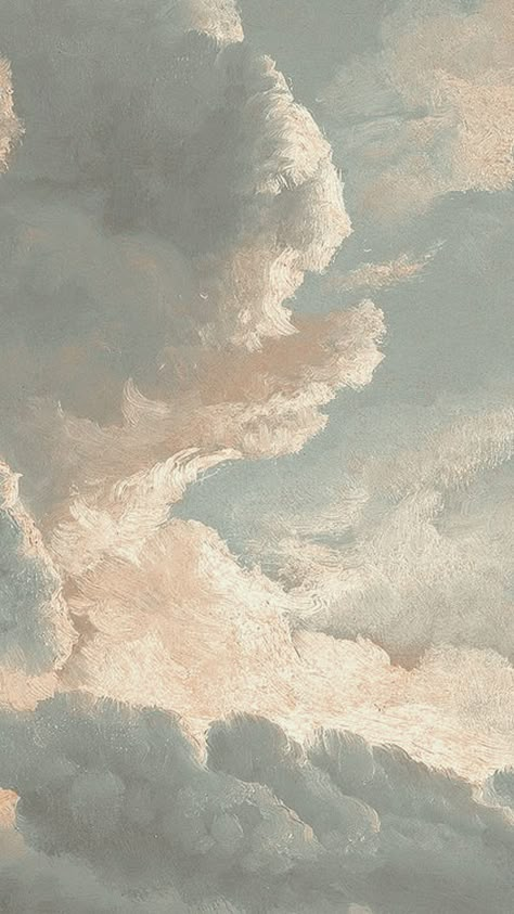 Aesthetic Wallpaper Iphone Dark Academia, Light Academia Aesthetic Painting, Phone Wallpaper Light Academia, Vintage Clouds Wallpaper, Simple Cream Background, Light Academia Art Aesthetic, Light Phone Wallpaper Aesthetic, Iphone Esthetic Wallpaper, Light Vintage Wallpaper