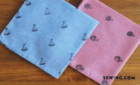 This handkerchief is very easy to make. It's hand sewing project. So try it! https://sewing.com/diy-handkerchief/ Diy Handkerchief, Sewing Projects For Dogs, Handkerchief Diy, Hand Sewing Crafts, Sewing Projects To Sell, Easy Sewing Projects For Beginners, Sewing Tutorials For Beginners, Handkerchief Crafts, Free Sewing Projects