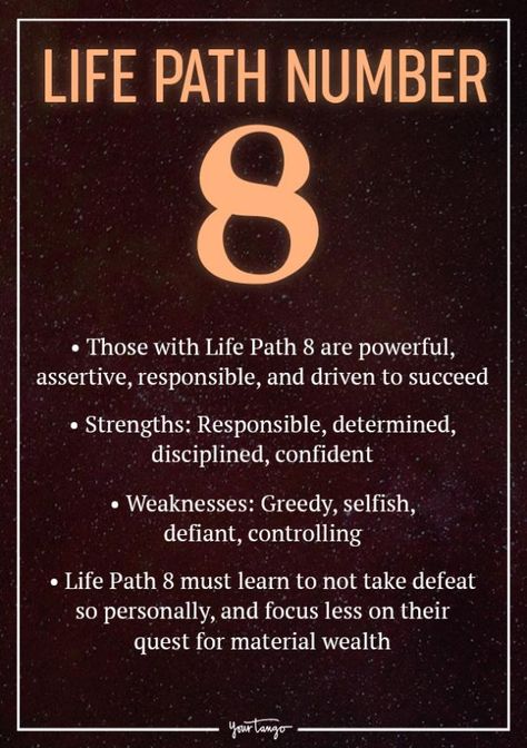 Number 8 Meaning, 8 Meaning, Life Path 2, Numbers And Meanings, Life Path 8, Life Path 6, Disc Personality, Eft Therapy, Life Path Number 7