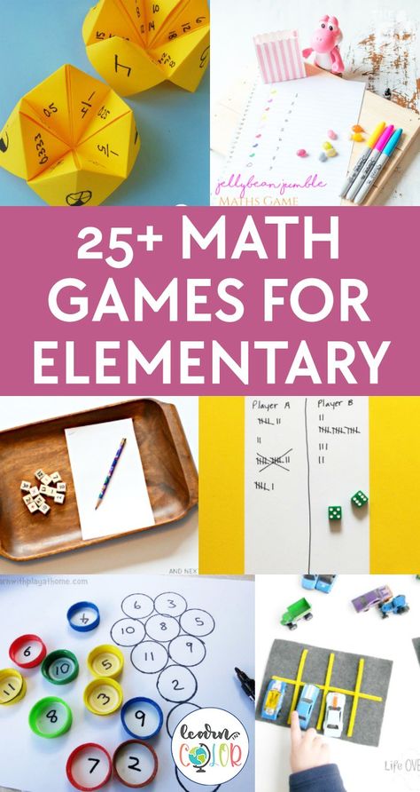 Fun Math Projects, Games For Elementary Students, Mental Math Games, Easy Math Games, Math Activities For Preschool, Diy Water Table, Lego Math, Math Websites, Counting Practice