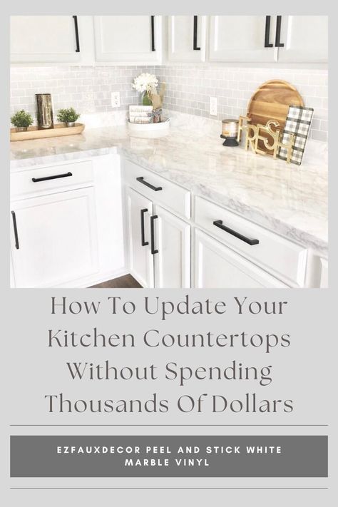 Countertop Update, Dresser Drawer Liners, Peel And Stick Countertop, Venetian Gold Granite, Countertop Covers, Marble Vinyl, Laminate Sheets, Diy Kitchen Decor, Peel And Stick Vinyl